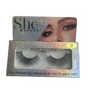 3 FOR $20 ARDENE She Makeup Mink 3D Hair 100% Premium Silk Lashes